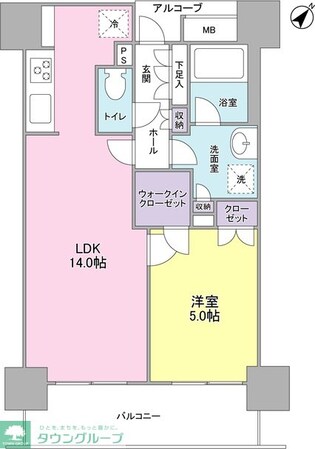 LaSante五反田の物件間取画像